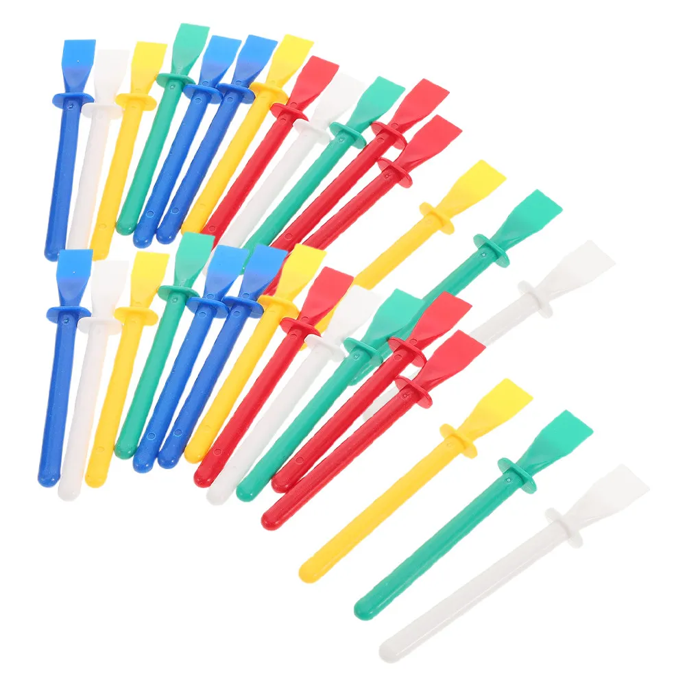 30pcs Ergonomic Glue Spreader Sticks for Smooth Adhesive Application – Craft Tool for Detailed Work