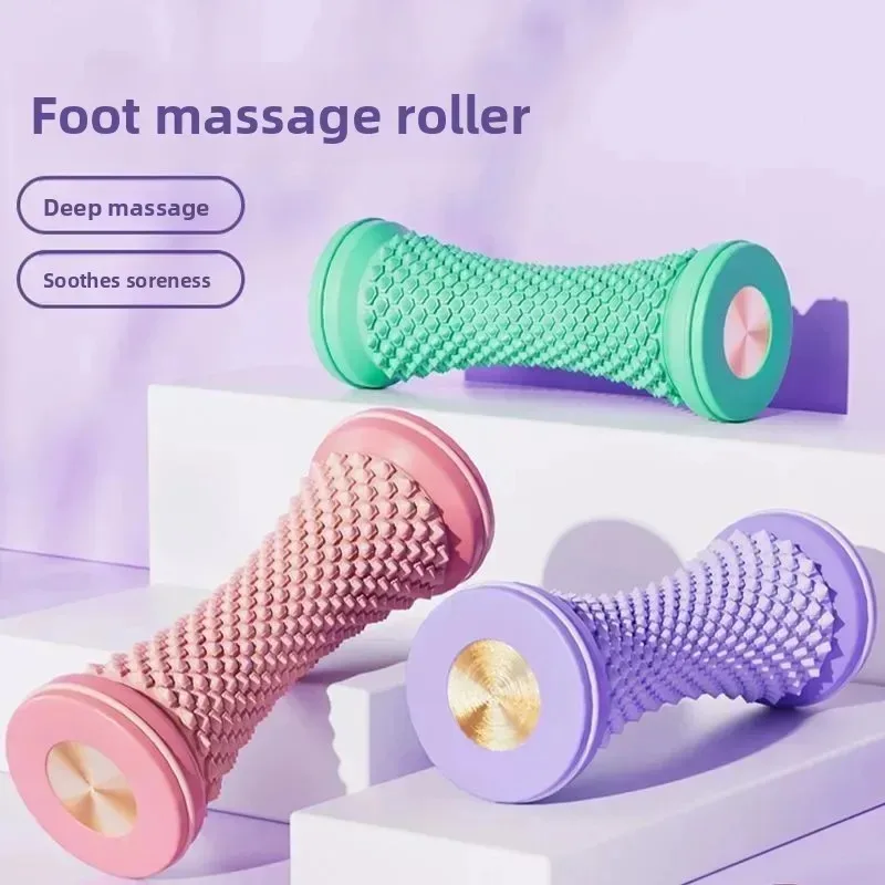 

1pc Portable Plastic Yoga Muscle Massage Roller Foot Training Device Multi-functional Foot Roller for Muscle Network Drainage