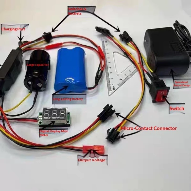 T-valve Instantaneous Valve Solenoid Gun Xenon Lamp Switch DIY7.4V Line Control Circuit 500V Solenoid Valve Controller