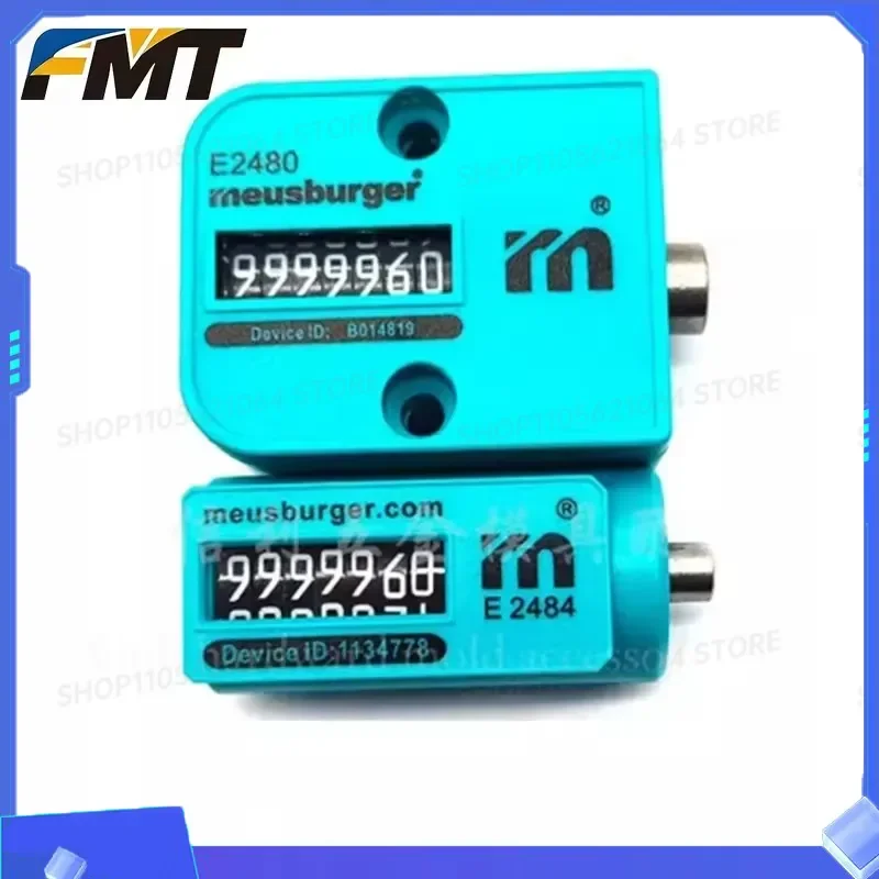 for E2480 E2484 Plastic Mold Shot Counter 7 Digits Square and Semicircular Counters for Record the Mold Usage Times