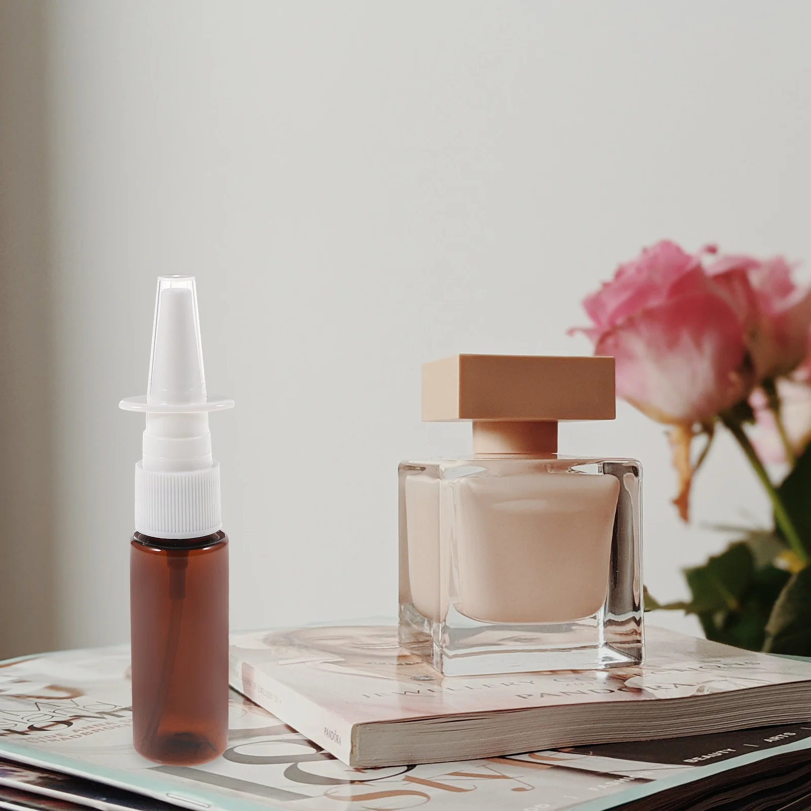 

20 Pcs Nasal Spray Empty Bottle Perfume Refillable Makeup Containers Travel Bottles Essential Oil Fragrance The Pet Atomizer