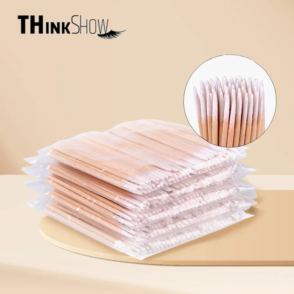 

Disposable Tip Wood Cotton Swab Medical Ear Clean Stick Lint Free Micro Brushes Wood Sticks Cosmetic Cotton Buds Wholesale