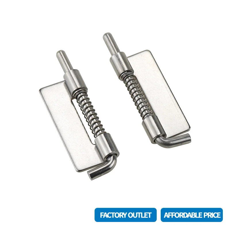 

Rotating 180 Degree Spring Hinge 304 Stainless Steel For Pivot Distribution Cabinet Mechanical Box Door