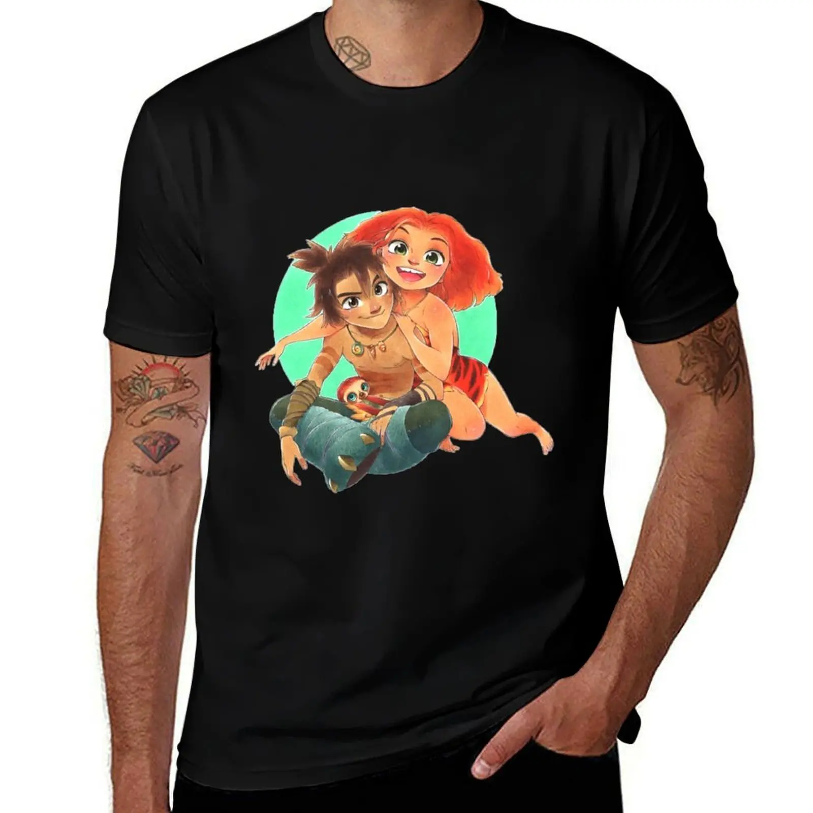 

Croods T-Shirt t shirt men 100% cotton luxury brand man t shirt designer cotton t shirt man T-Shirt