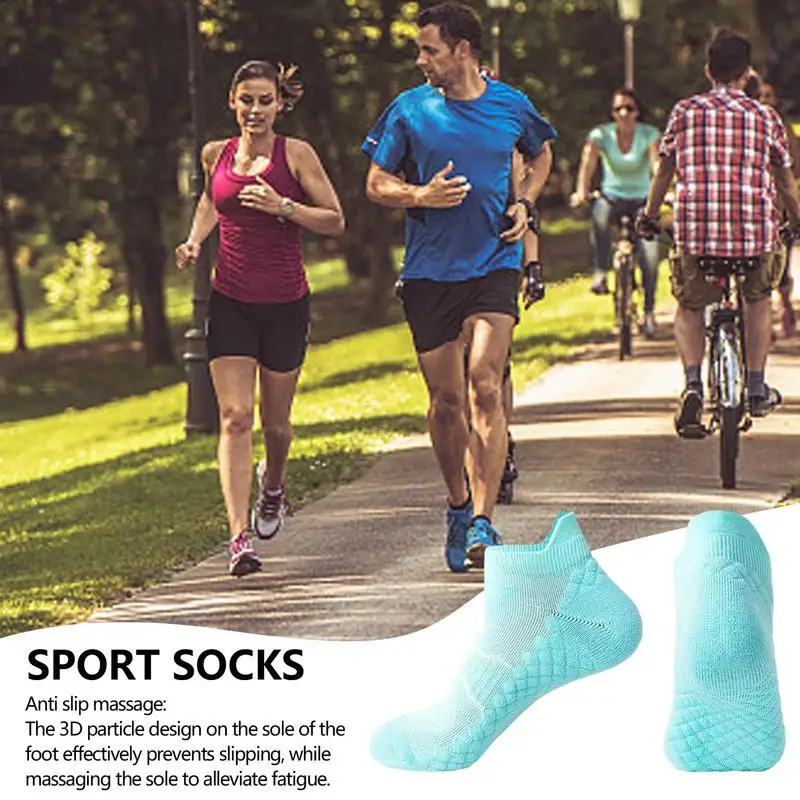 Athletic Running Socks Running Sports Ankle Socks Unisex Non-Slip And Anti-Odor Features Moisture Wicking Socks