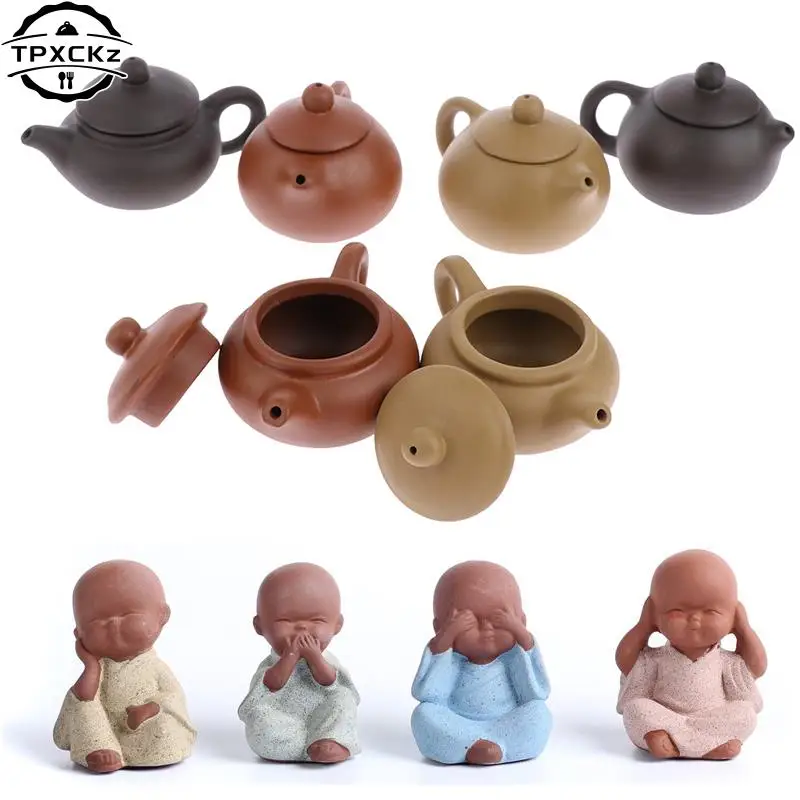 Purple Sand Golden Toad Tea Pet Can Raise Lucky Tea To Play Tea Table Decor Accessories Tea Figurine Teapets Purple Clay Zen