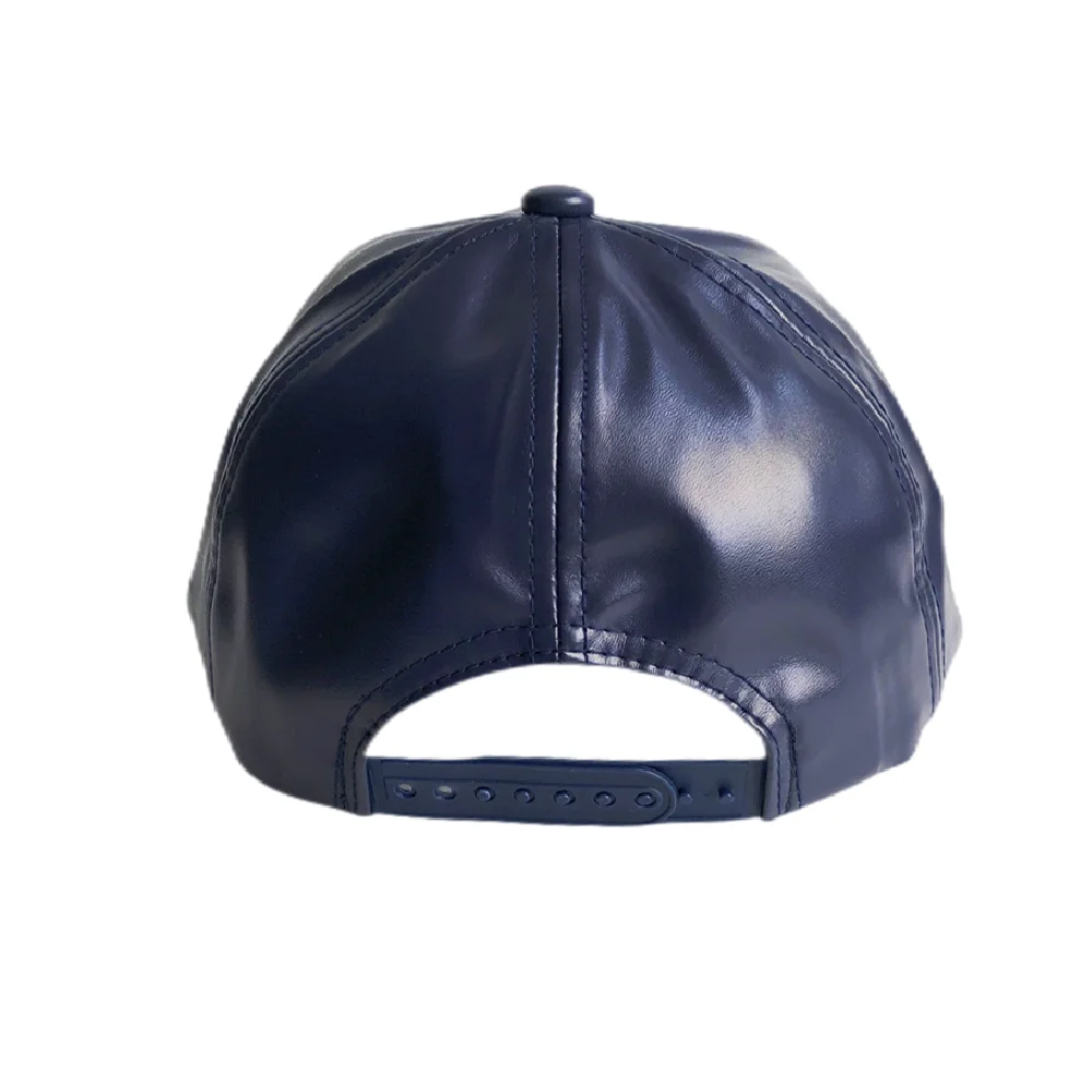 PU Leather Baseball Cap Macaron Color Duck Tongue  Shading Hip-Hop Hat Men and Women Outdoor Wild