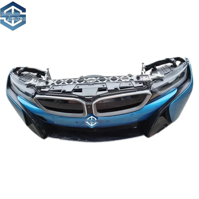 High quality hot selling i8 front bumper body kit with radiator headlight for BMW