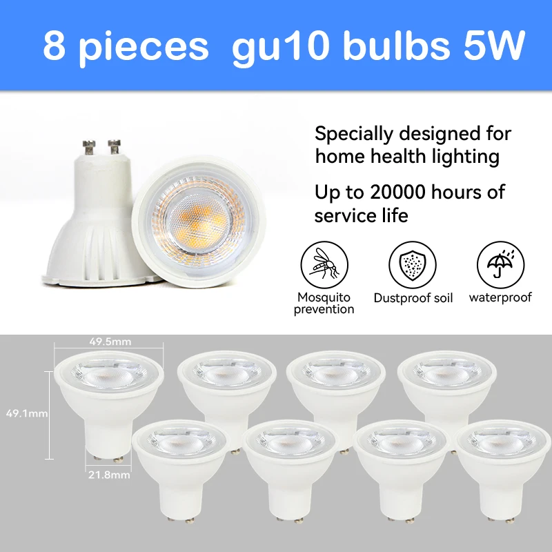10PCS GU10 Spotligh… - image