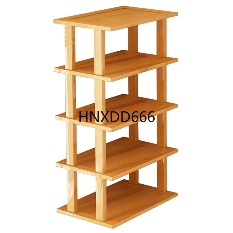 

Multi-Layer Bamboo Shoe Rack - Space Saving Shoe Shelf for Entryway or Hallway, Available in 40/60/80CM Heights