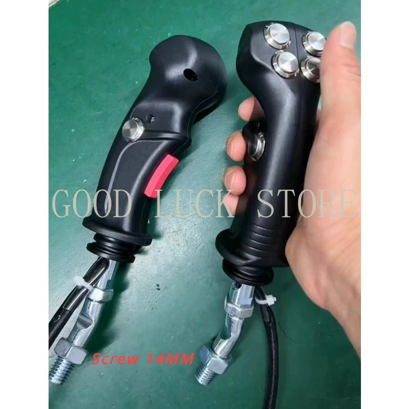 Excavation Clip Grab Logging Ironstone Agricultural Harvester Modified Electronic Control 6 Button Joystick Handle Parts