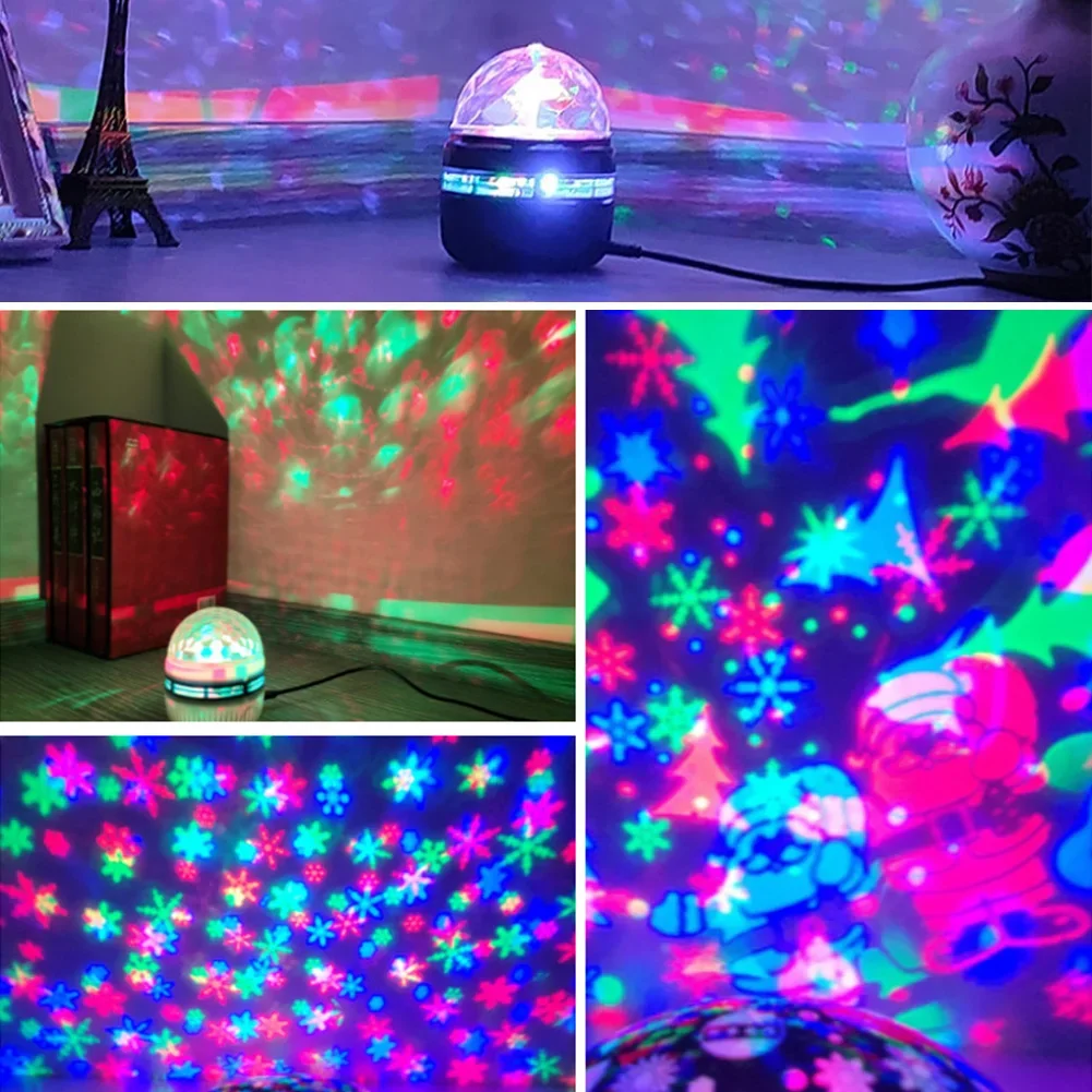 다기능 LED 별이 빛나는 하늘 조명 프로젝션 야간 조명, 침대 옆 침실 분위기 램프, 회전 무대 조명 프로젝터 램프
