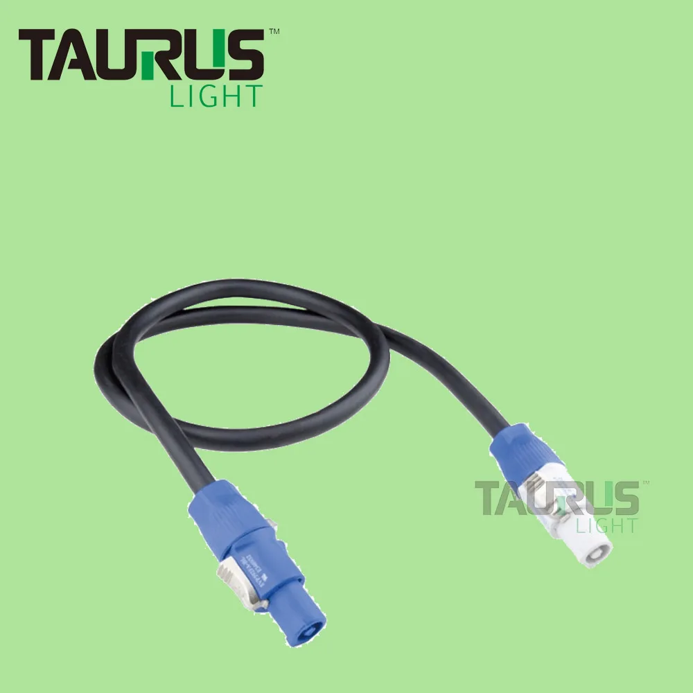 Câble d'alimentation AC professionnel Powercon mâle/femelle 20A 3x1.5/3x2.5 pour éclairage de scène et équipement audio