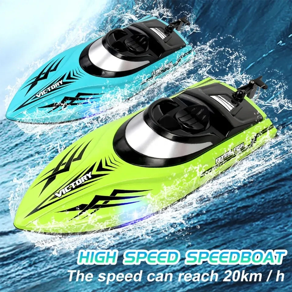 RC Boat 25KM/H Professional Remote Control High Speed Racing Speedboat Strong Power Motor Circulating Water Cooling