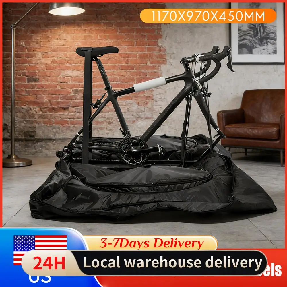 

Wheeled Bike Travel Bag Bicycle Aviation Storage Transport Bag Fits Road Bikes for Bikepacking Cycling Enduro Freeride Downhill