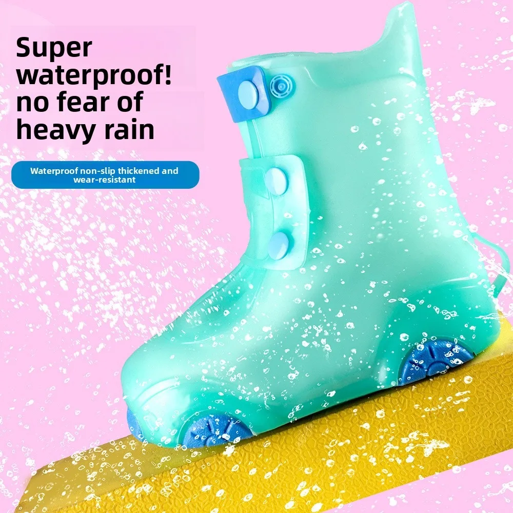 Children's Rain ShoeCoversWaterproof, AntiSlip,Worn Outside.Waterproof,Wear-resistant, for Rainy Days.foot Covers and Rain Boots