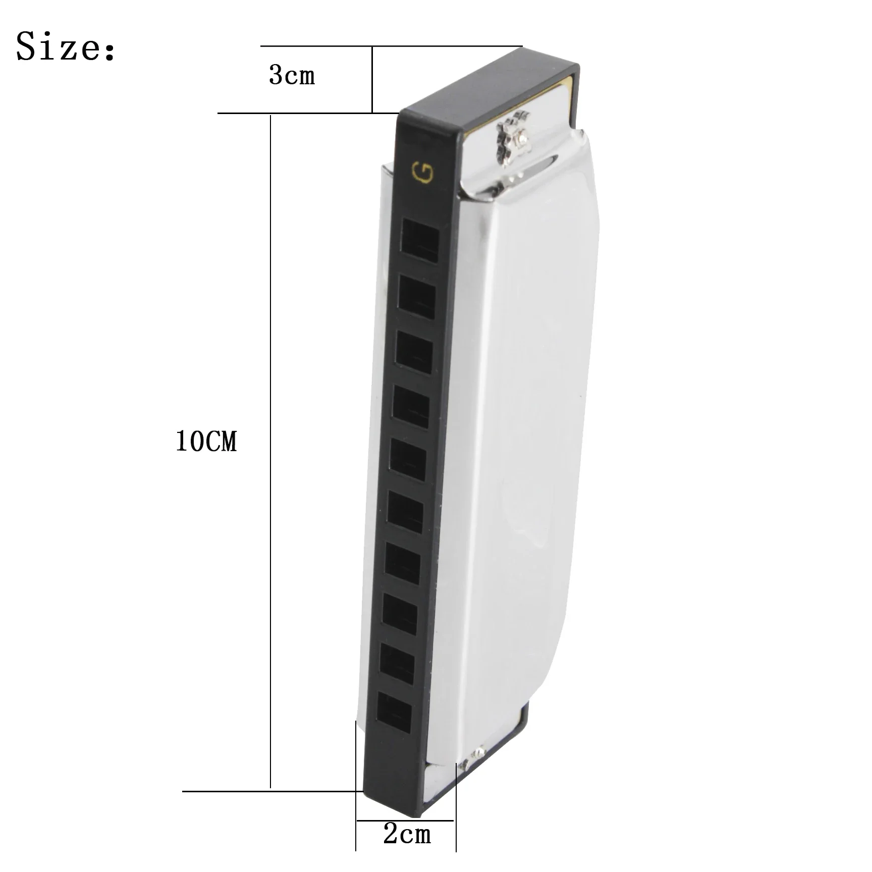 SWAN Harmonica 10 Hole 20 Tones Harmonica G Key Harmonica Mouth Organ Suitable For Music Enthusiasts Woodwind Musical Instrument
