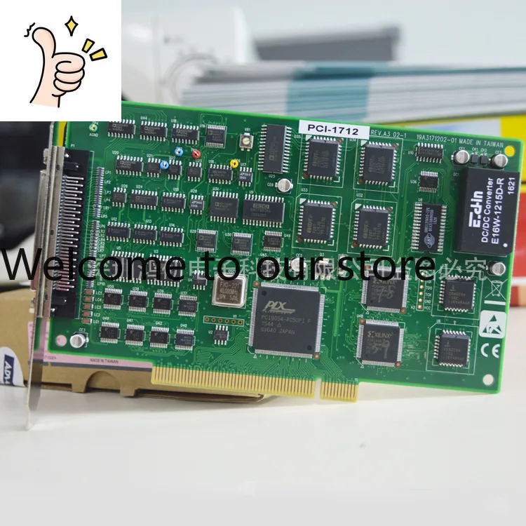 

PCI-1712 Преобразователь аналогово-цифровых сигналов Advantech, 12-битная высокоскоростная многофункциональная плата сбора данных с задержкой триггера