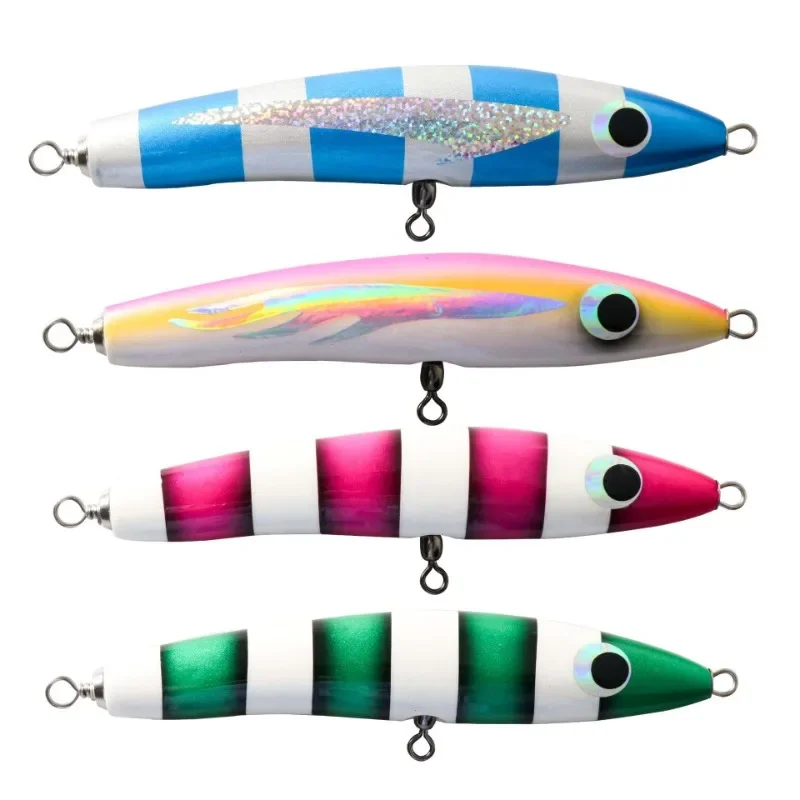 

JINGYU Wooden Floating Wave Climbing 16cm45 Deep Sea Casting South Oil Fishing Boat Fishing Pencil Luya Bionic Bait Fish Lures