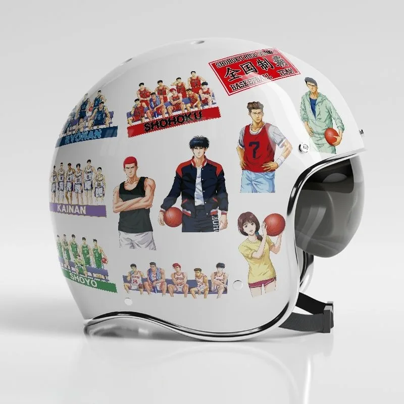 جديد سلام دنك ساكوراجي Hanamichi Mitsui Hisashi أنيمي الأجهزة الطرفية الكرتون جراب هاتف الأمتعة لاصقة تزيين هدية بالجملة