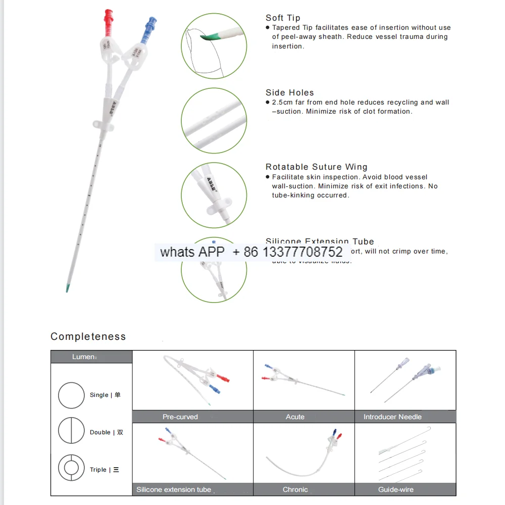 Dialysis Consumable  Dialysis Hemodialysis Catheter