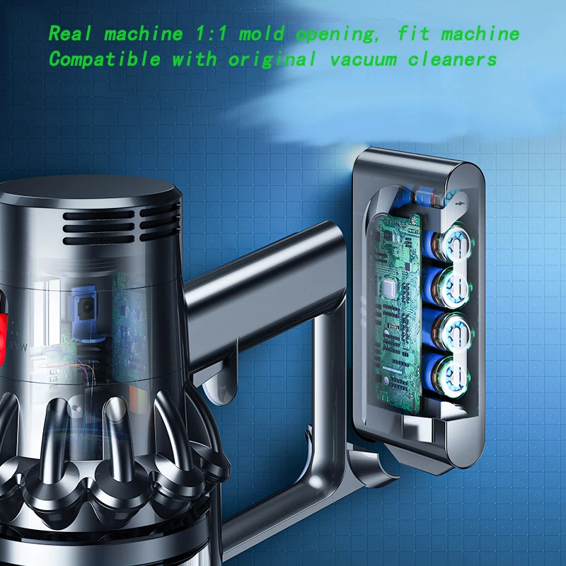 Bateria aspirador de pó para dyson v6 v7 v8 v10 série sv07 sv09 sv10 sv12 dc62 animal macio absoluto pro bateria recarregável