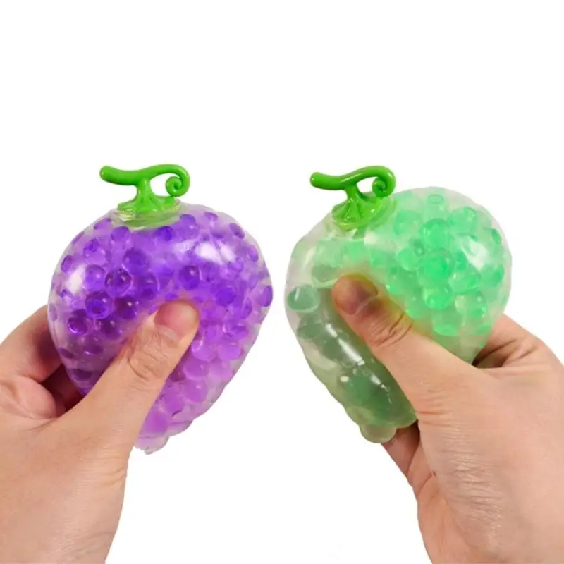 Soft Squeeze Grape Ball For Relaxation And Stress Reduction Collectable Toy L8RB
