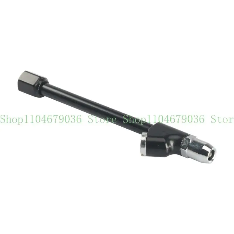 652F Ergonomic Anti Slip Air Chuck Tire Inflator Pressure Double Port Tire Inflation Chuck for Emergency Roadside Use