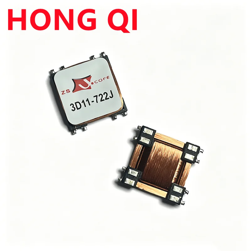 5pcs/lot 3D11-722J 3-axis PKE induction receiving antenna SMD3D11 3D11 low frequency three-dimensional 125K inductor