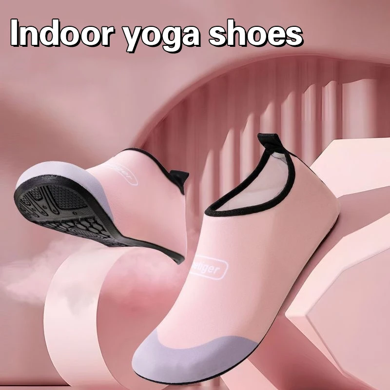 Tênis de Fitness Indoor Antiderrapante Leve para Mulher, sapatos de aeróbica e ioga, sapatos de treinamento Home Dance