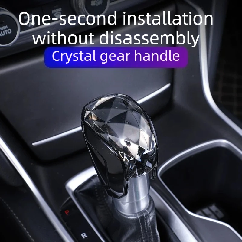 Für Honda Accord (9./10./11. Generation)/Civic/Integra/HR-V/Vezel/Fit/Jazz/CR-V 2013-2026 Kristall-Schaltknauf Nachrüstung Innenausstattung Zubehör