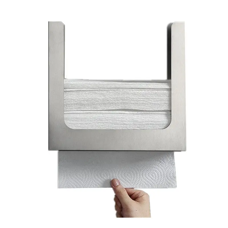 Behind the hotel engineering mirror, stainless steel concealed concealed embedded paper rack