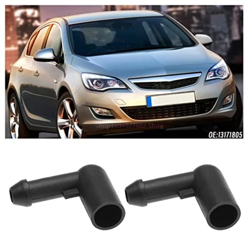 

2pcs Car Windshield Washer Pump Connector Elbow 13171805 For Zafira B 2005-2014 For Astra H 2004-2010