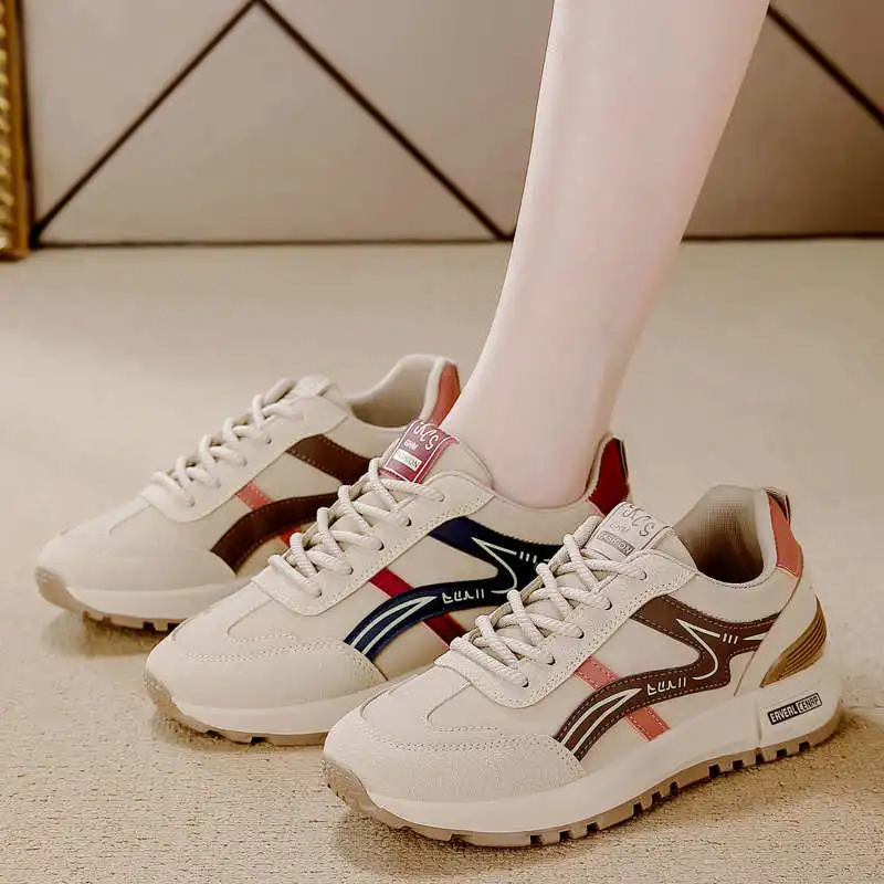 

Ankle Elastic Laces Woman Beige Boots Sneakers Women Designer Luxury Running Shoes For Womens Sport Different Genuine Brand