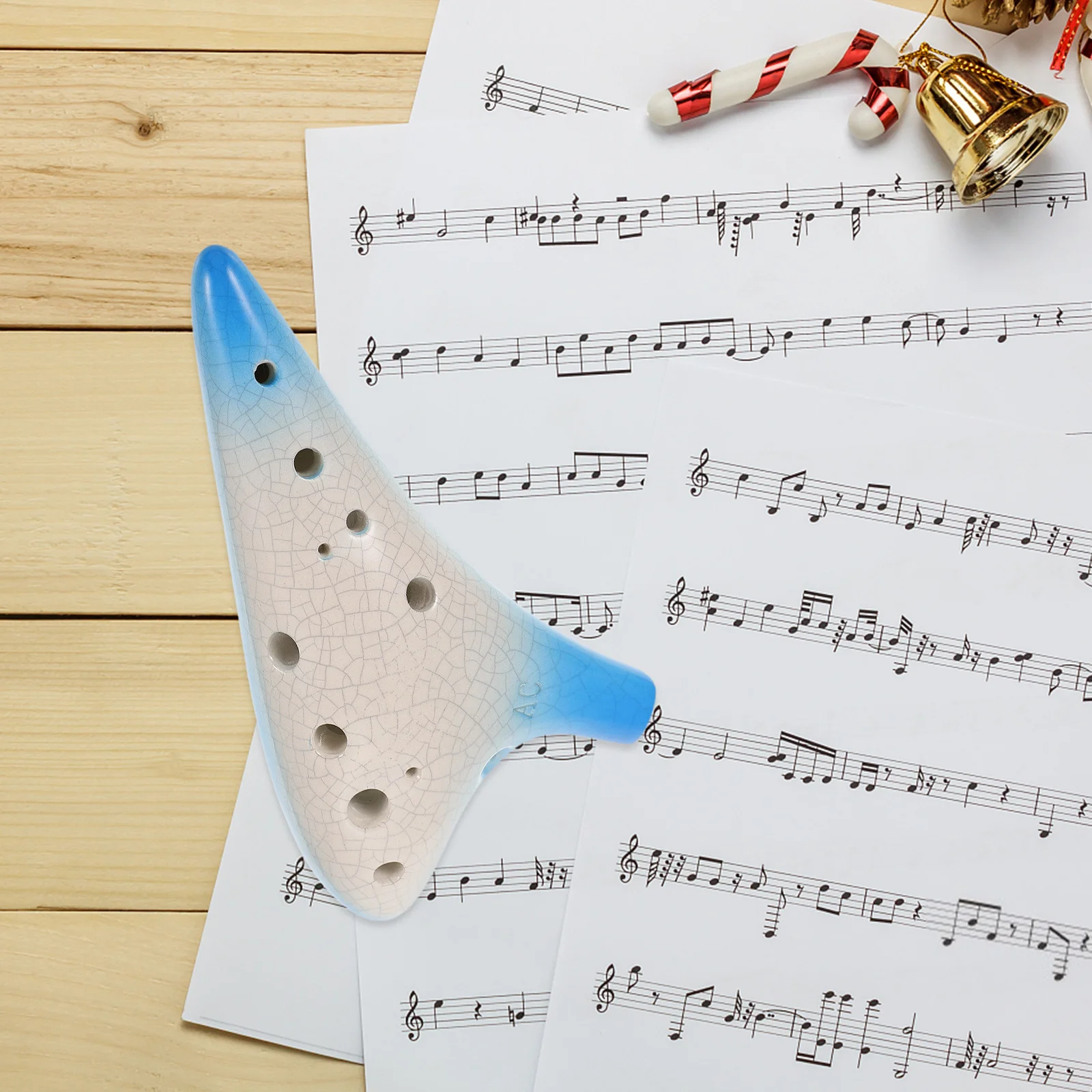 

1Set Pottery Clay Ocarina Classical Beginners Ethnic Instrument Portable Musical Flute Ocarina Flute