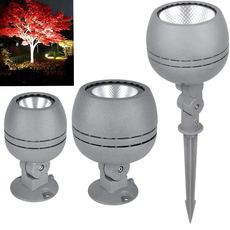 

Новый светодиодный светильник для газона COB Light 20W25W30W40W AC110V 220V уличный водонепроницаемый дорожный садовый точечный светильник Декор ландшафтного освещения DC24V
