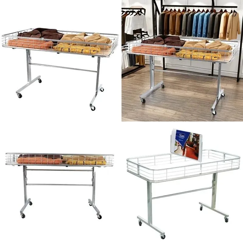 Single Layer Metal Wire Storage Rack for Garment Grid Frames
