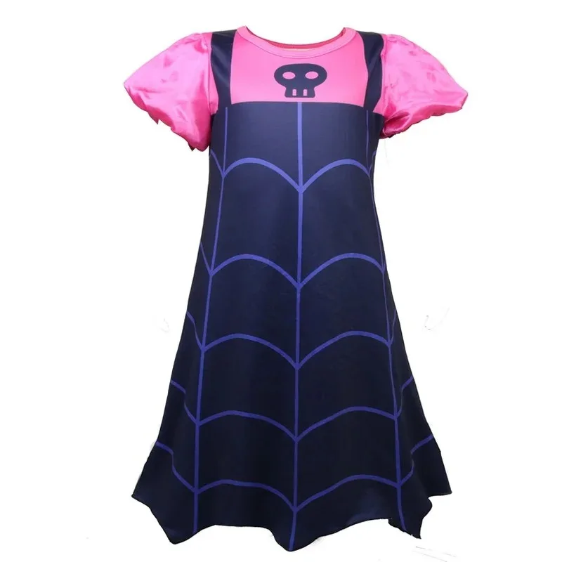 Dd122021 Vampirina Cosplay niña niños princesa vestido disfraz de Halloween carnaval fiesta disfraz máscara Vampiro