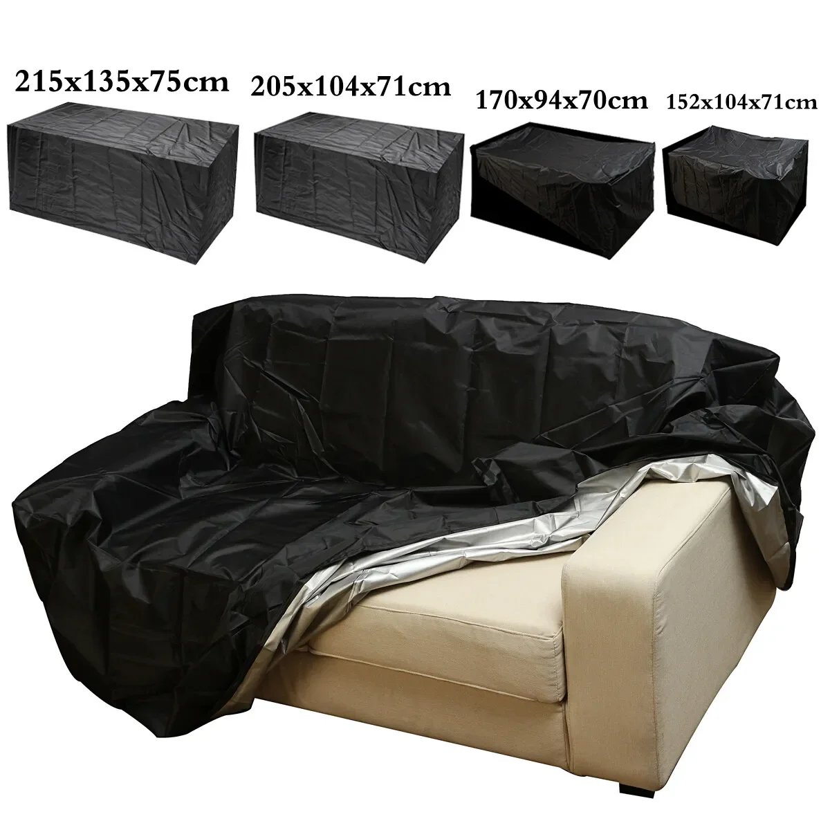 Outdoor Waterproof Dustproof Furniture Protector Table Set Chair Sofa Case Cover Tighten Home Garden kitchen