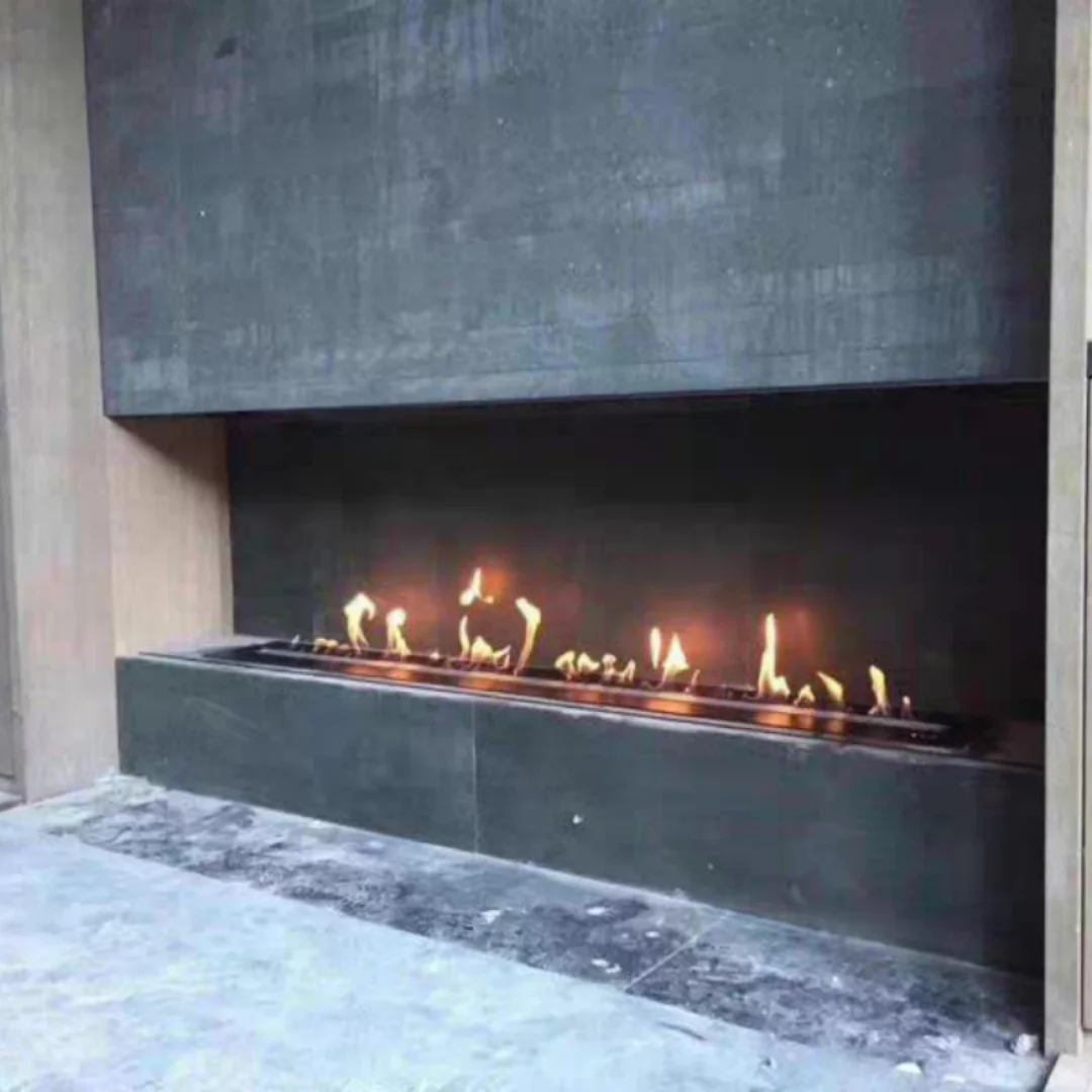 

1800mm WiFi Control Ethanol Fireplace Customized Smart Fireplace Insert Indoor Burning Fireplace