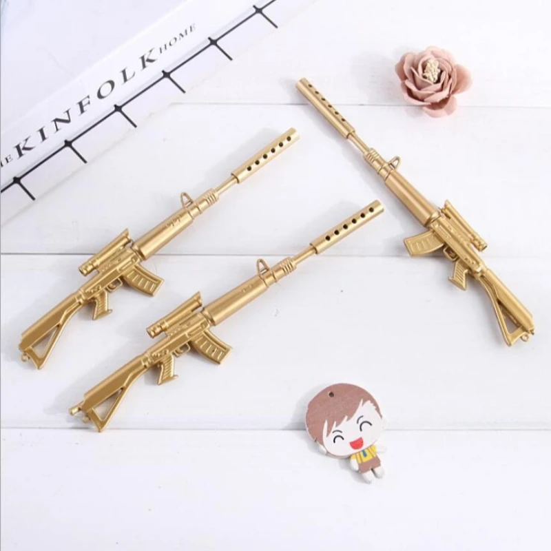 Kawai Creative stationery machine gun styling gender neutral pen cute student gift water based peculiar signature Supplies