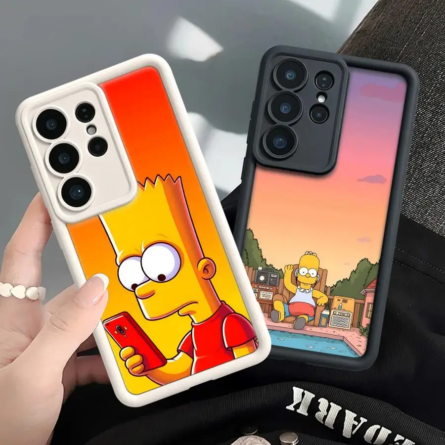 Phone Cover Case for Samsung Galaxy S26 S21 S20FE S25 Edge S23 FE S25 Ultra S22 S24 Plus S24Ultra B-Barts The S-Simpsons