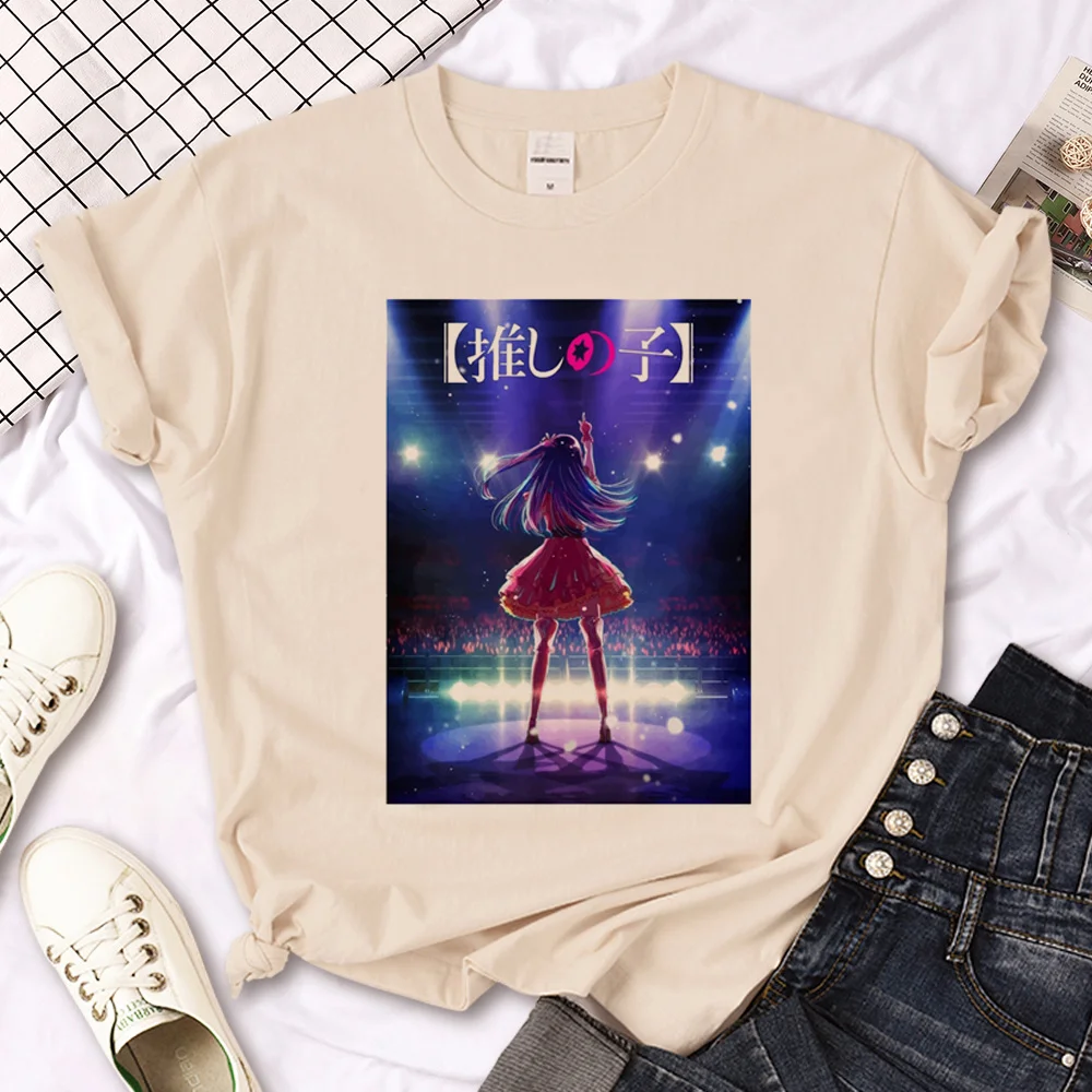 Oshi No Ko t shirt women harajuku top girl y2k comic manga clothes