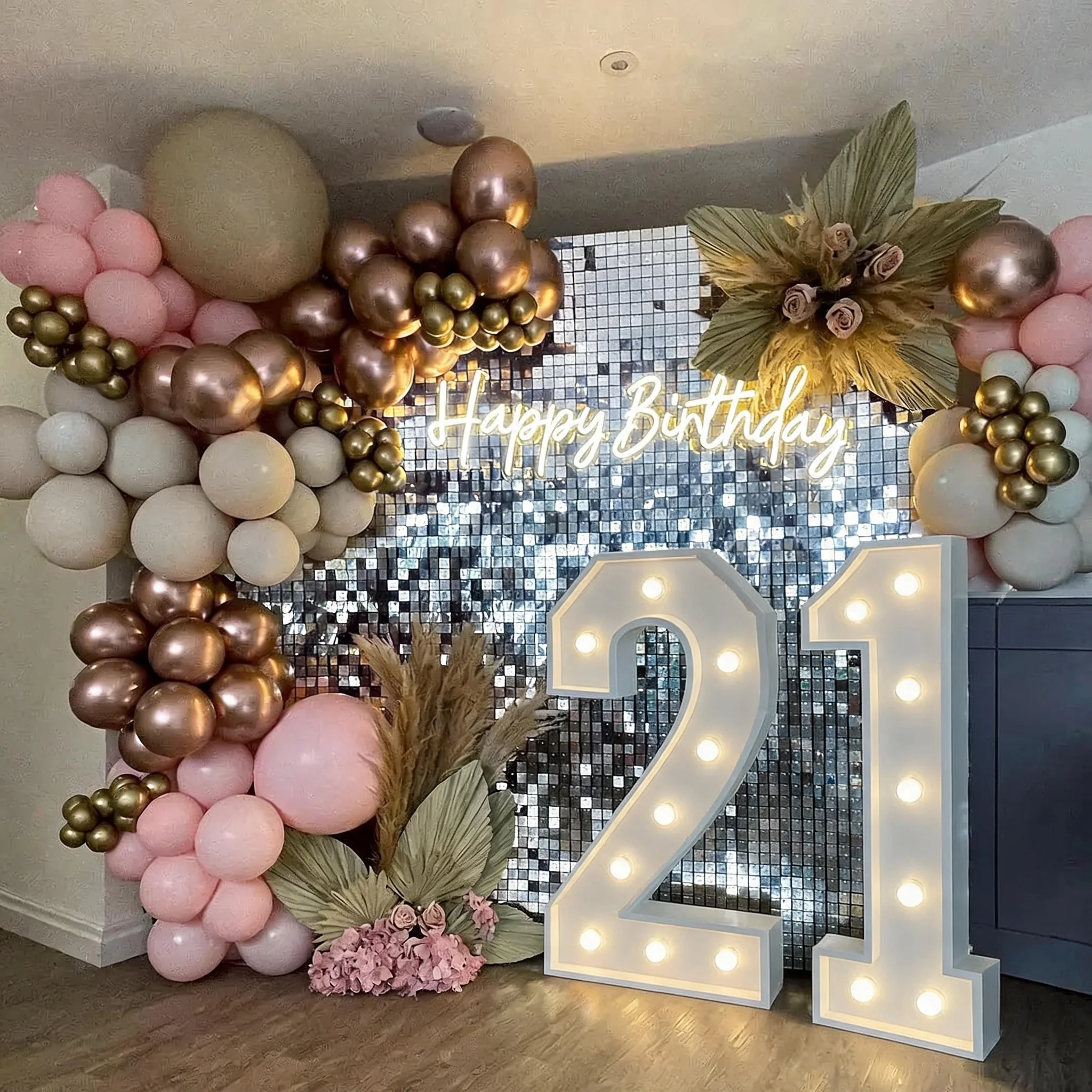 Custom Marquee Signs Wedding Decoration Vintage Letter Sign Giant Large 3D Number Sign for Birthday Party Wedding