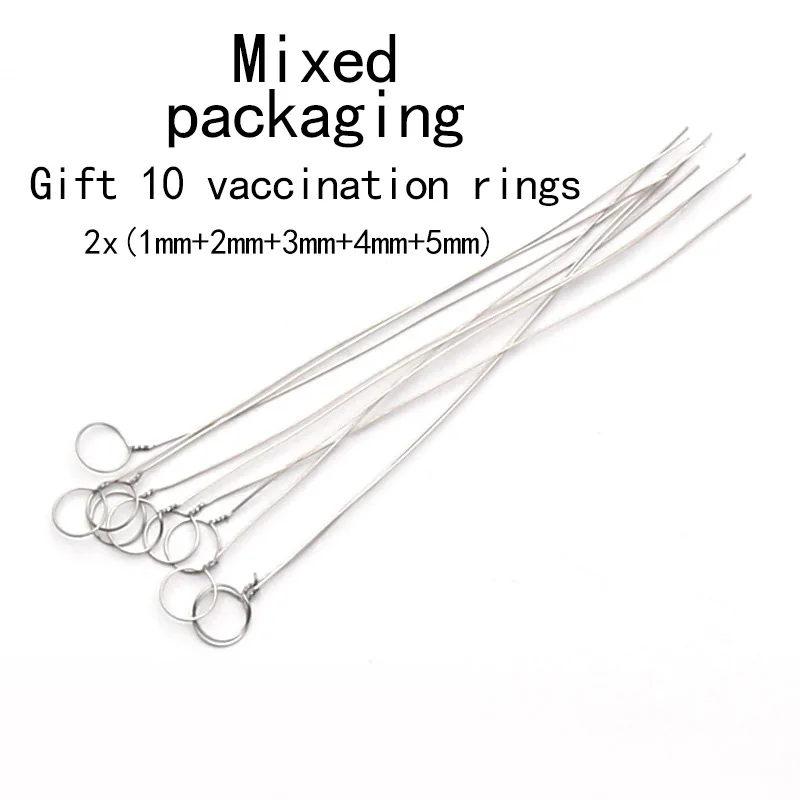 

Inoculation Rod Kit Reusable Cell Stretching Tool Perfect Bacterial Tissue Culture Gift Inoculation Ring mix 2x（1+2+3+4+5mm）