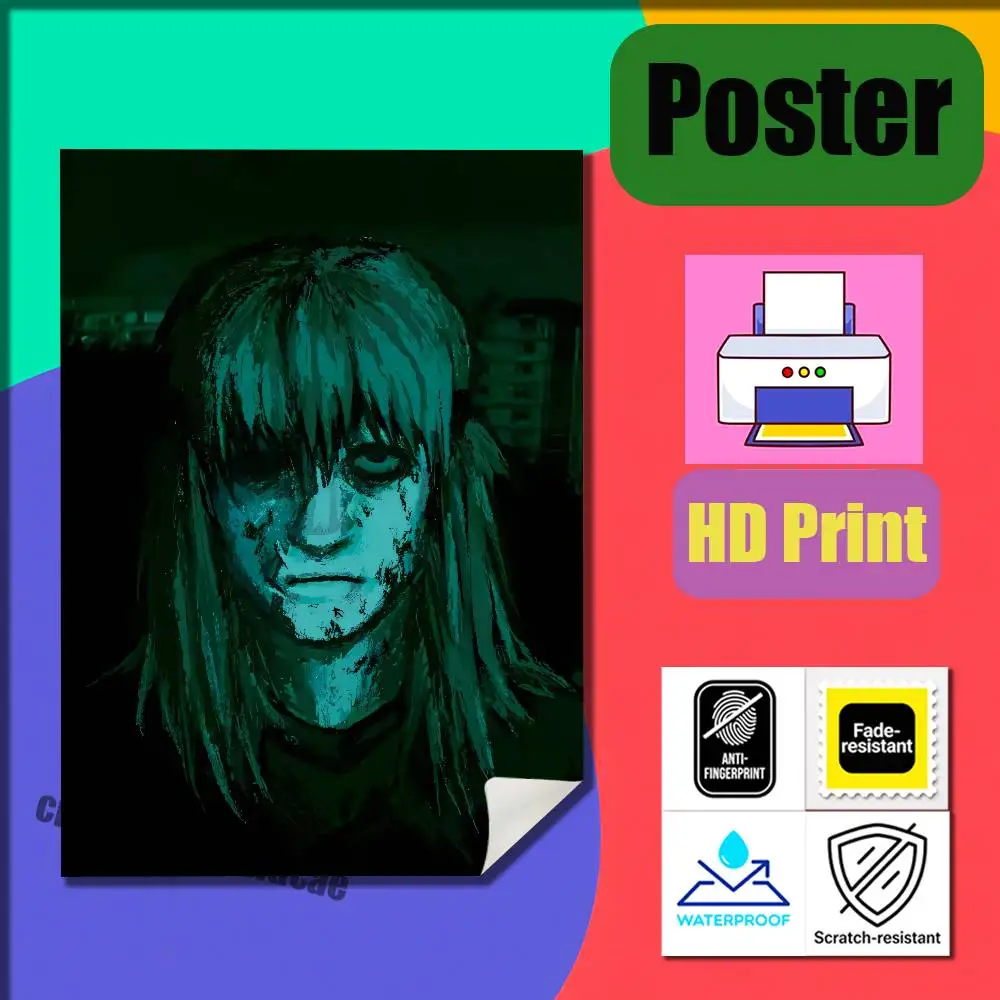 Sticker Paper Home Decoration Custom Self-adhesive Souvenirs Playbill For S-Sally F-Face Sal Fisher Poster Cover