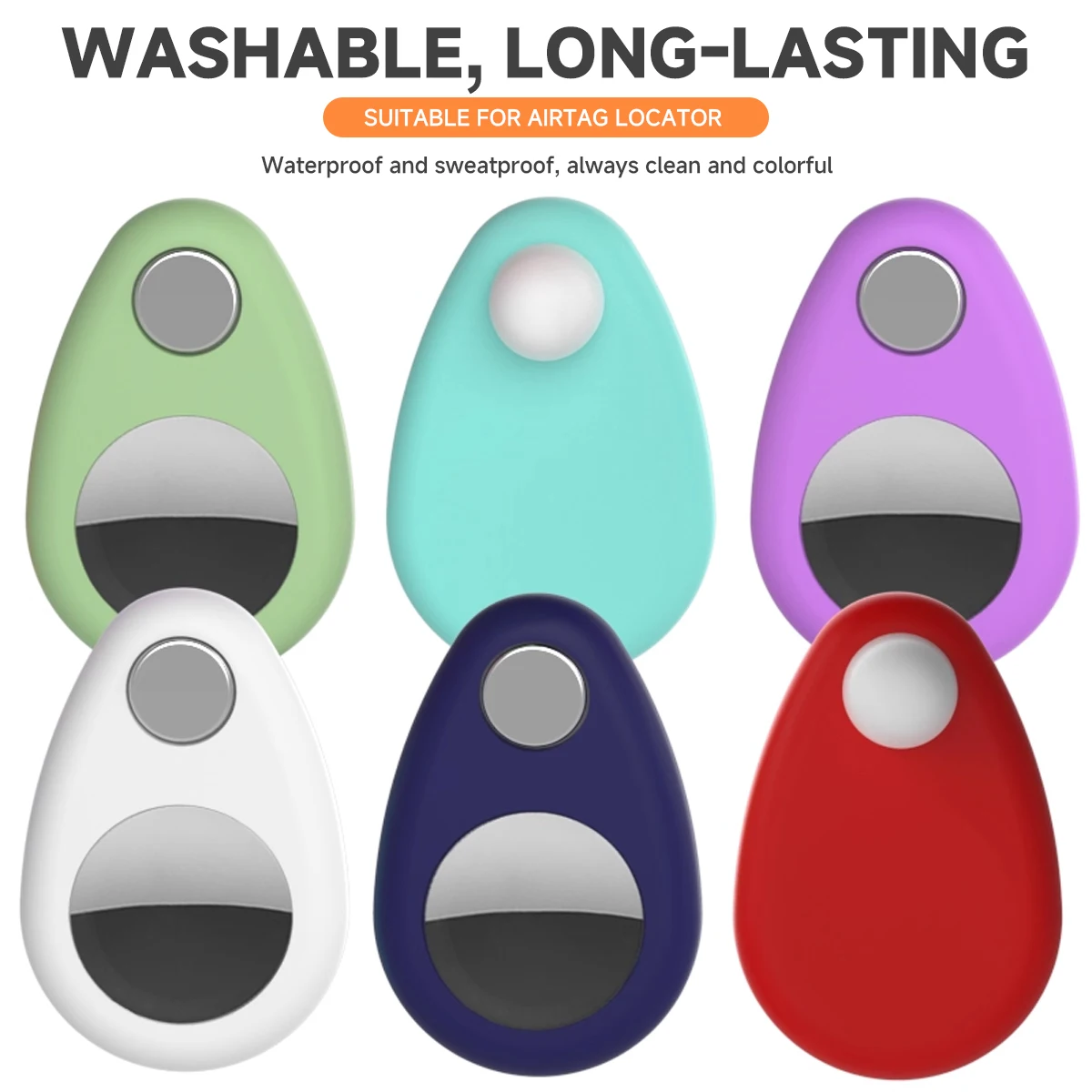 Airtag Holder for Kids Hidden with Safety Pin Anti Lost Silicone GPS Tracker Cover for Kids Elderly Luggage Backpack Clothes