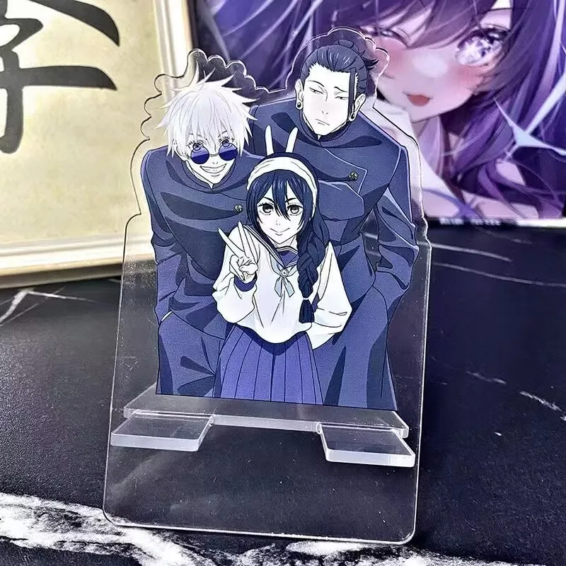 

«Jujutsu Kaisen» doujin аниме 2D периферийные устройства «Gojo Satoru Yujie» стоячая подставка для мобильного телефона украшение рабочего стола