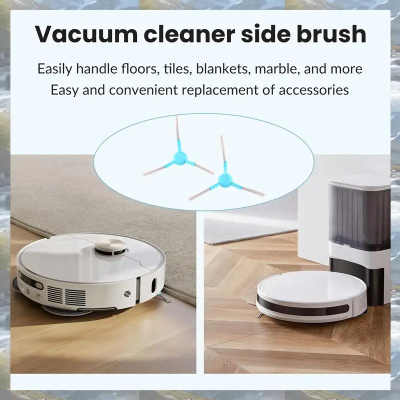 2 шт., сменные аксессуары для роботов-подметальных машин с боковой щеткой для пылесоса Conga 3090 3490