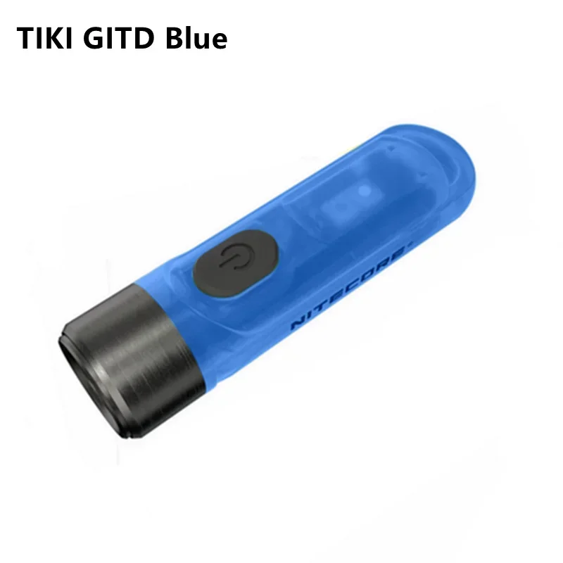 NITECORE TIKI GITD Keychain Light 300Lumens TYPE-C Rechargeable UV Light / High CRI Mini Portable Flashlight